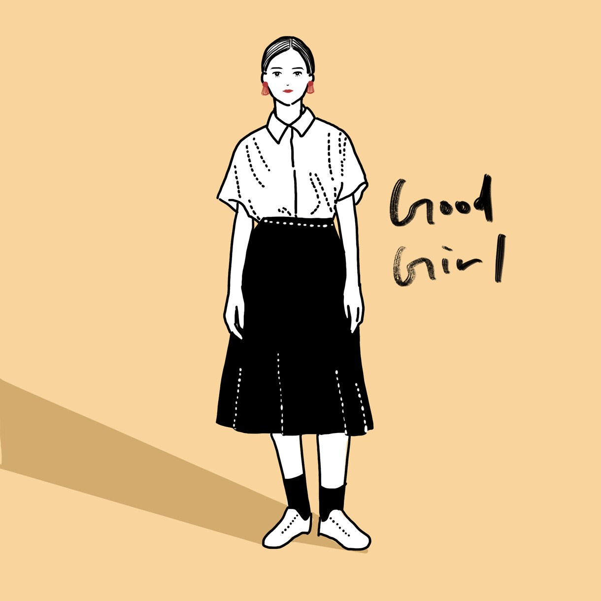 現役デザイナーが、お洒落イラスト・似顔絵を描きます お洒落でレトロな雰囲気。似顔絵やアイコン、プレゼントに！ イメージ5