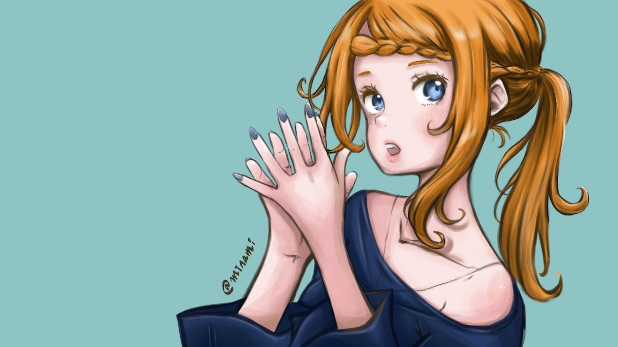 かわいい女の子のアイコンやサムネイラスト描き|ます 表情差分や立ち絵など、あなただけの可愛いを形にします。 イメージ4