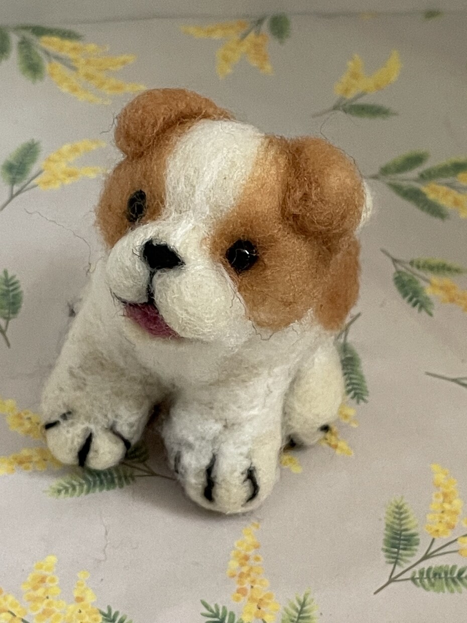 わんちゃん好きさんに喜ばれます オリジナルわんちゃんを羊毛フェルトで制作します イメージ1