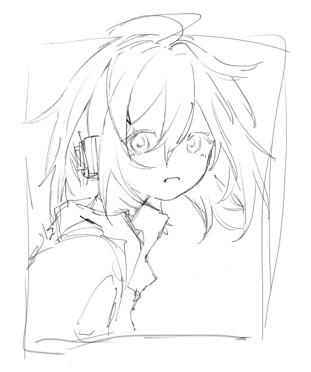 手癖でイラストを描きます 色塗りは致しません。完全手癖です。 イメージ2