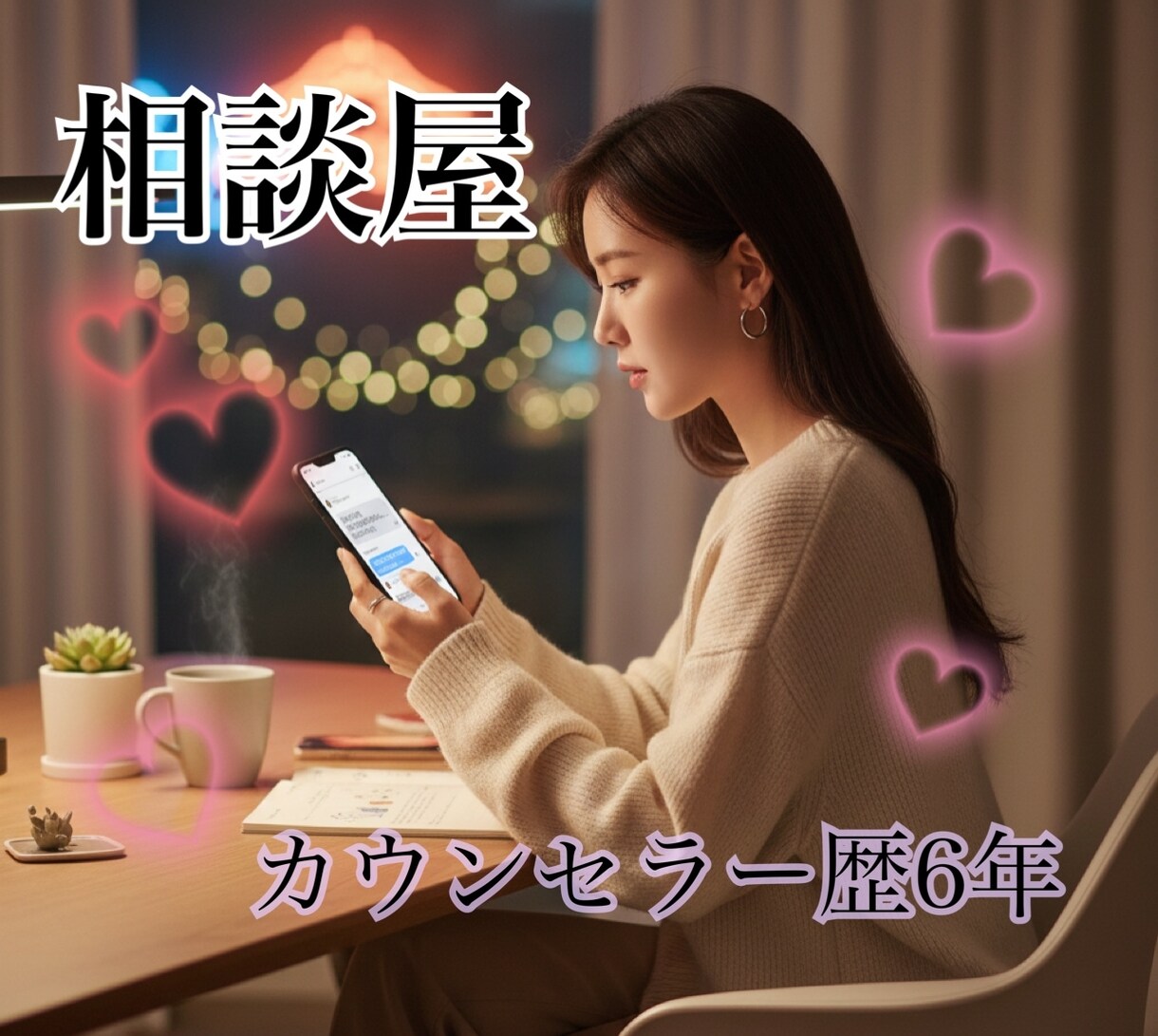 チャット相談屋さんしてます なんでもお話してください、スッキリさせましょう イメージ1