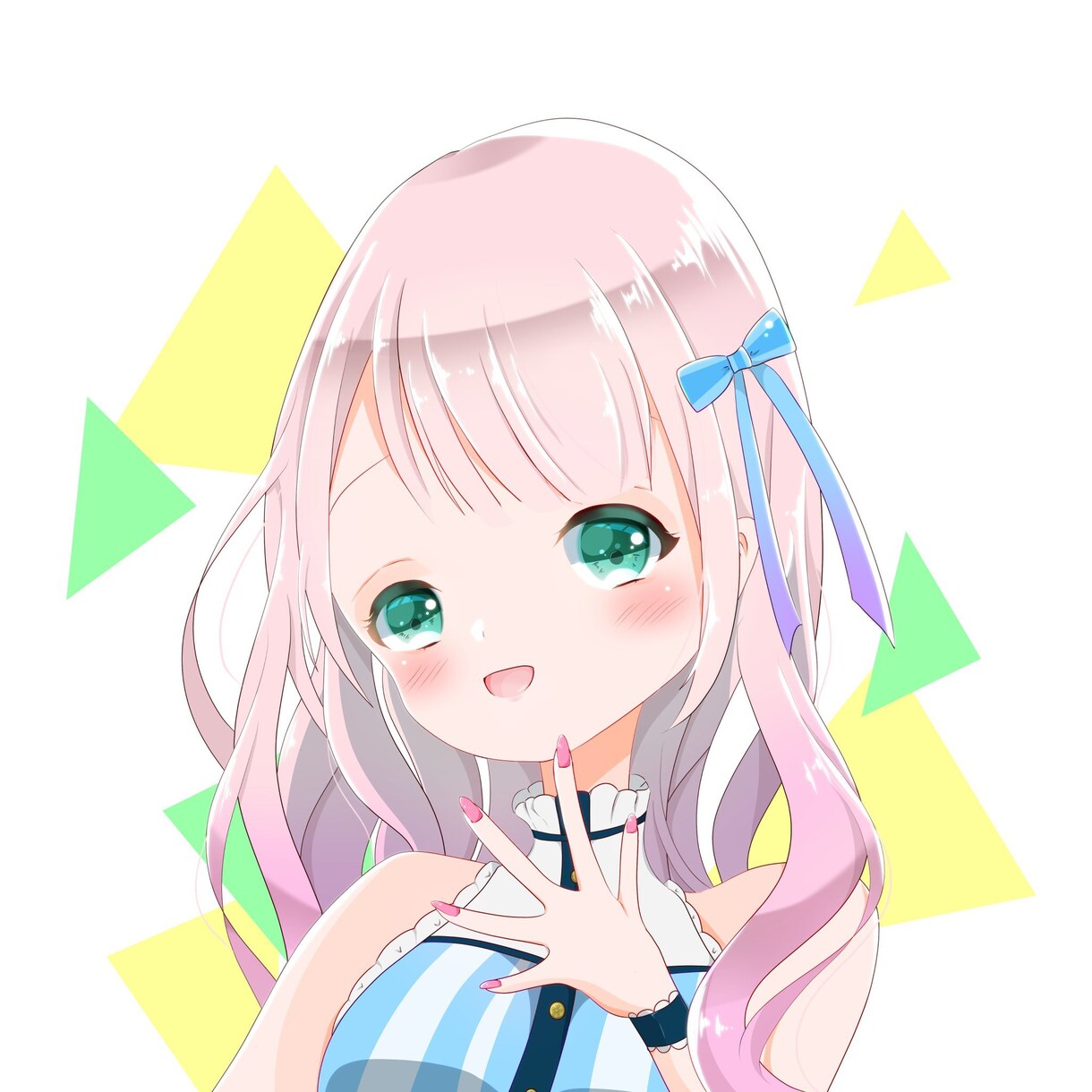 SNSアイコン用イラスト描きます かわいい女の子・男の子をアニメっぽいポップな塗りで形にします イメージ4