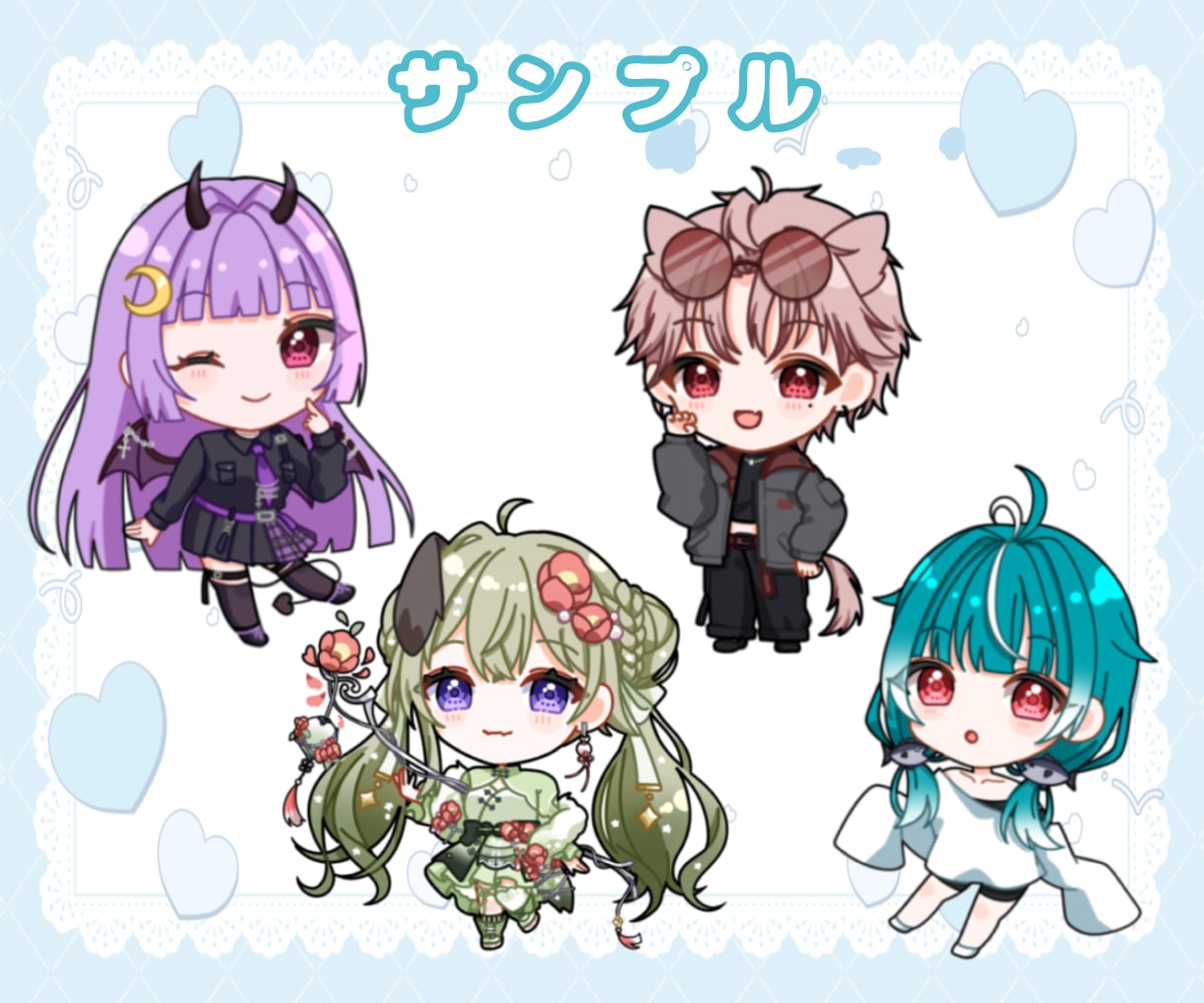 SD・ミニキャラお描きします アイコン・グッズ・スタンプにおすすめです！ イメージ3