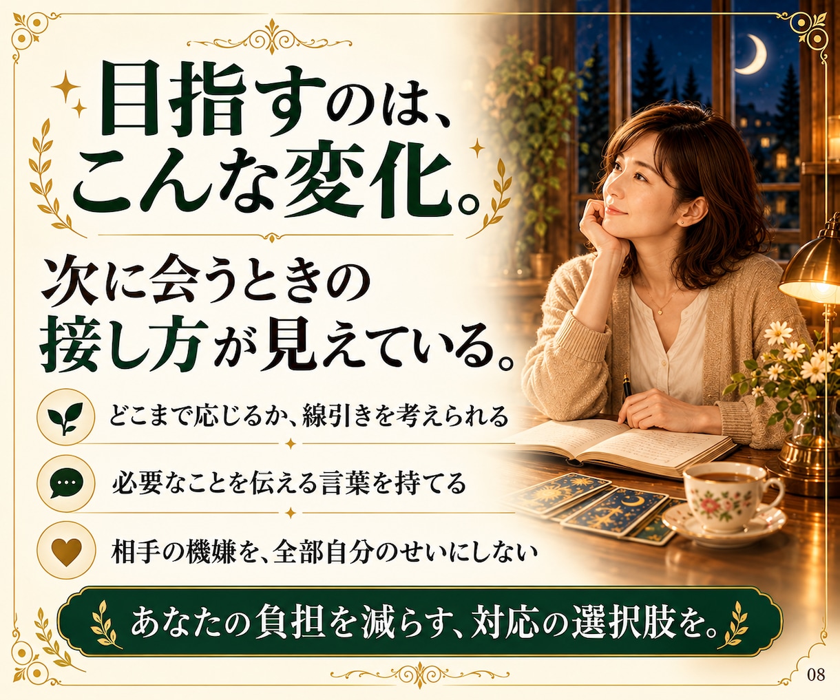 職場の「あの人はなぜ？」をタロットで読み解きます 相手を知って、振り回されない付き合い方を見つけます イメージ8