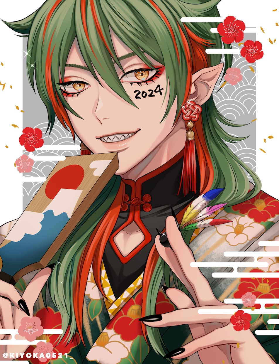和装、浴衣、着物　色気ある美麗イラスト制作します 衣装デザインから対応◎ 世界観重視の方におすすめ イメージ8