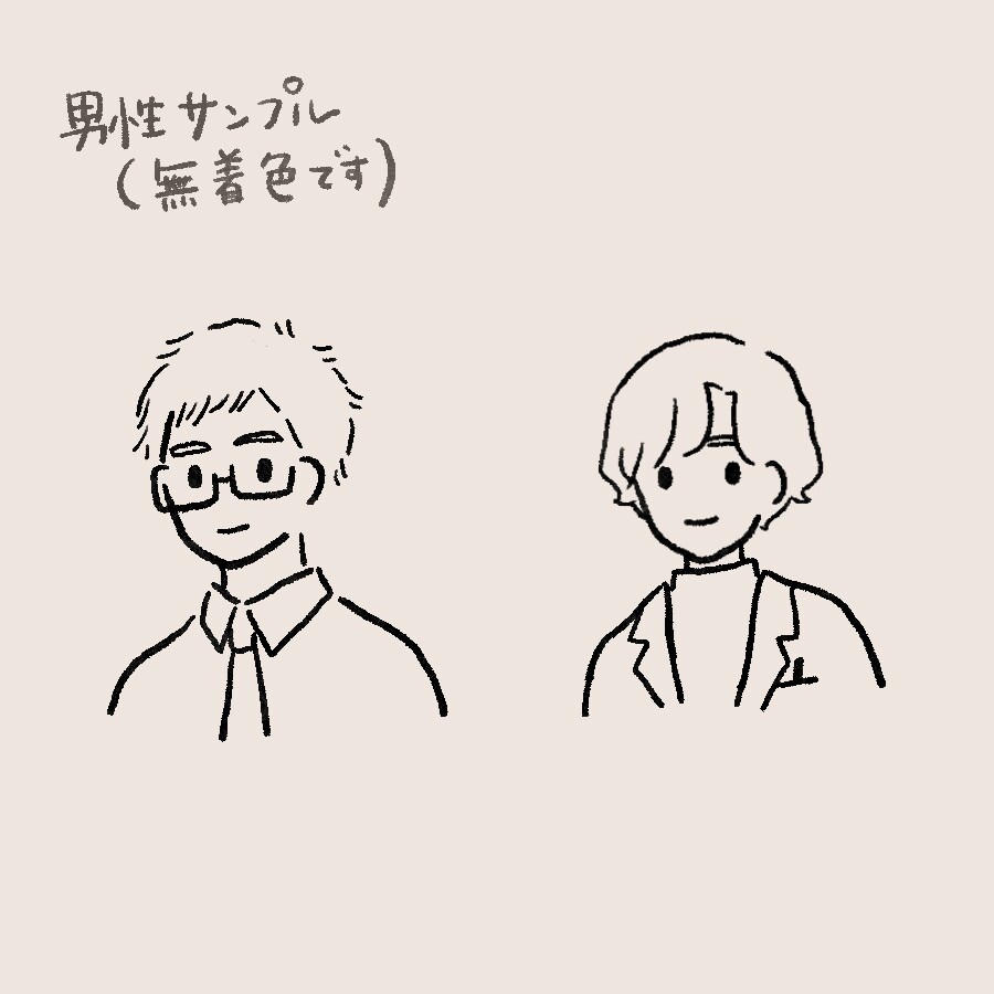 シンプルおしゃれ似顔絵イラストのアイコン作成します SNS、ブログ、名刺、お仕事に可愛いデフォルメアイコンです！ イメージ5