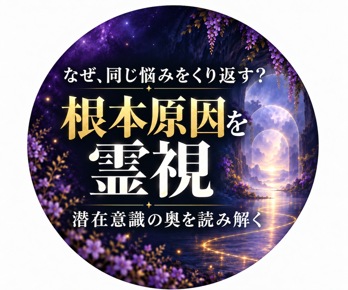 現実を止めている潜在意識の根本原因を霊視します 頑張っているのに現実が動かない理由を潜層の奥から読み解きます イメージ1