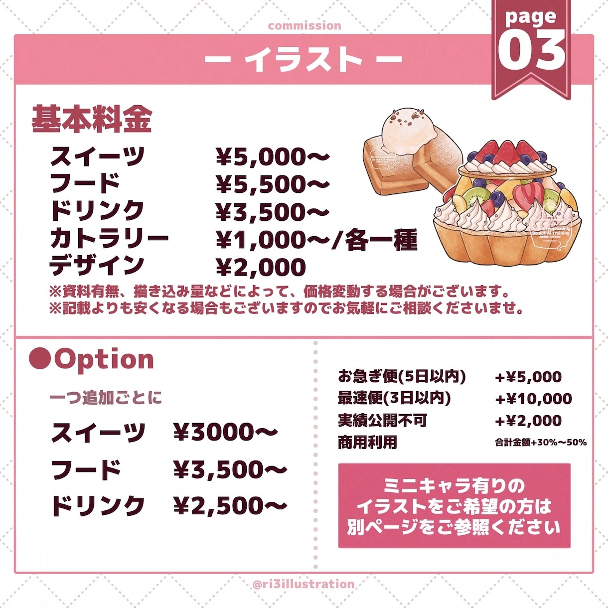 SD+スイーツお描きします かわいいSDキャラはいかがですか？ イメージ4