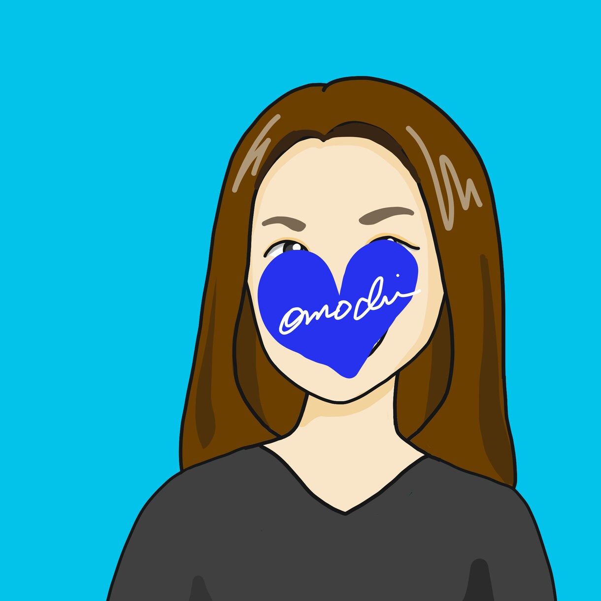 アイコン用【1500円似顔絵】を描きます ブログやSNSで使えるアイコン用の似顔絵を描きます♪ イメージ7