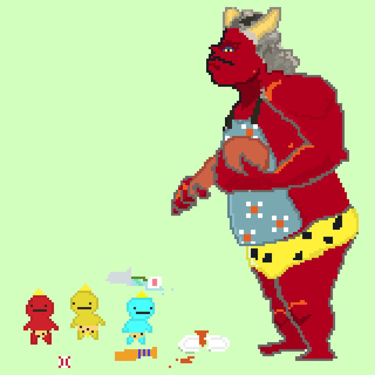 ドット絵でアイコンとイラストを制作します 懐かしくてかわいいドット絵、pixel art イメージ7
