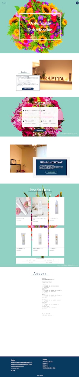 STUDIOでオリジナルサイトを作成いたします お客様のイメージを形にして、お届けいたします！ イメージ2