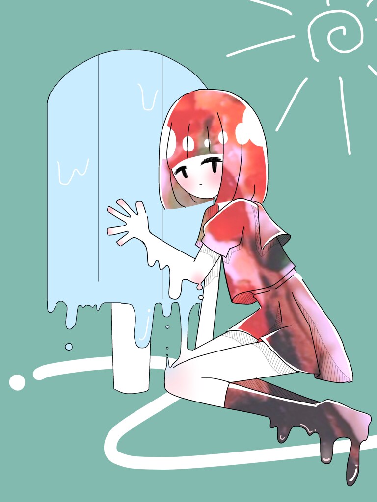 可愛い×儚さのあるイラスト描きます アイコンや配信、MV用イラストに是非！ イメージ3