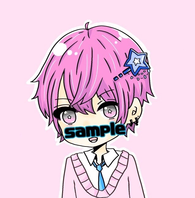アイコン作成承ります 可愛いミニキャラアイコンにしませんか！ イメージ2