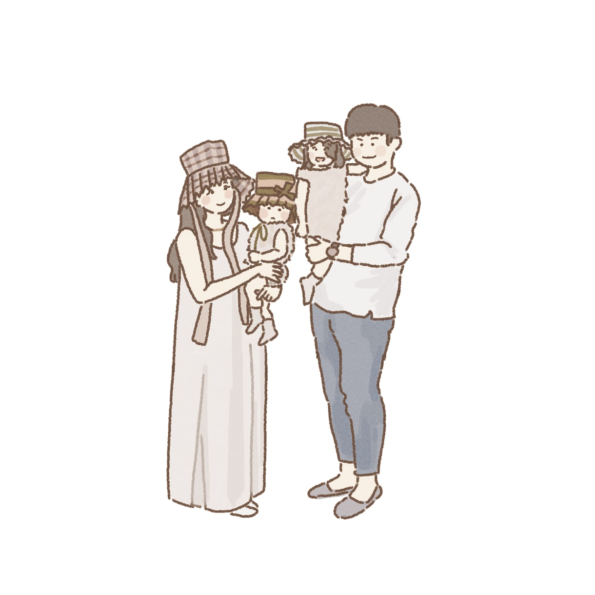 ゆるふわな似顔絵を描きます 結婚式・記念日のプレゼントやSNSアイコンなどにどうぞ イメージ7