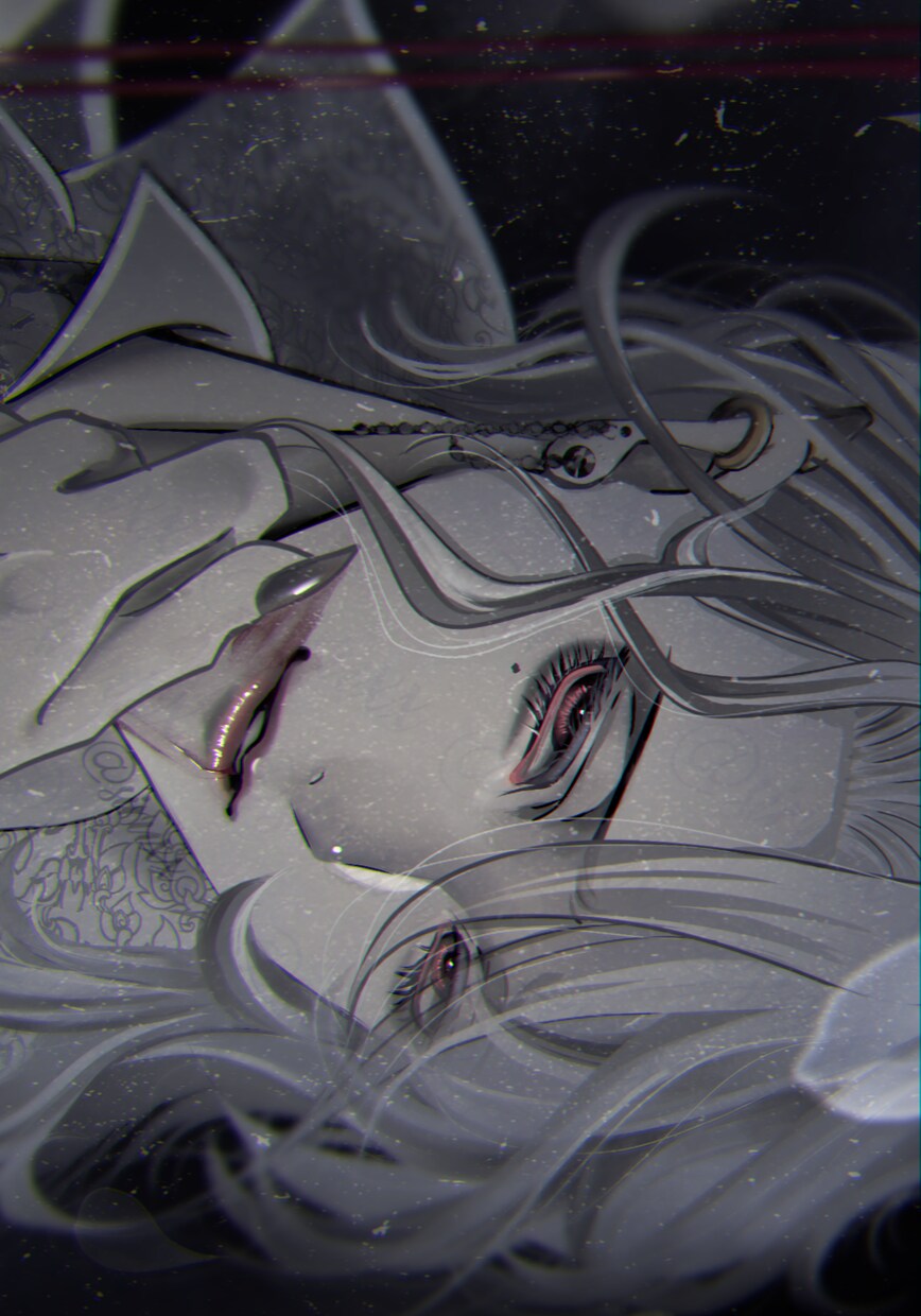 配信者、SNSアイコン作成します 無表情、病みカワ、要望にあわせ描きます イメージ6