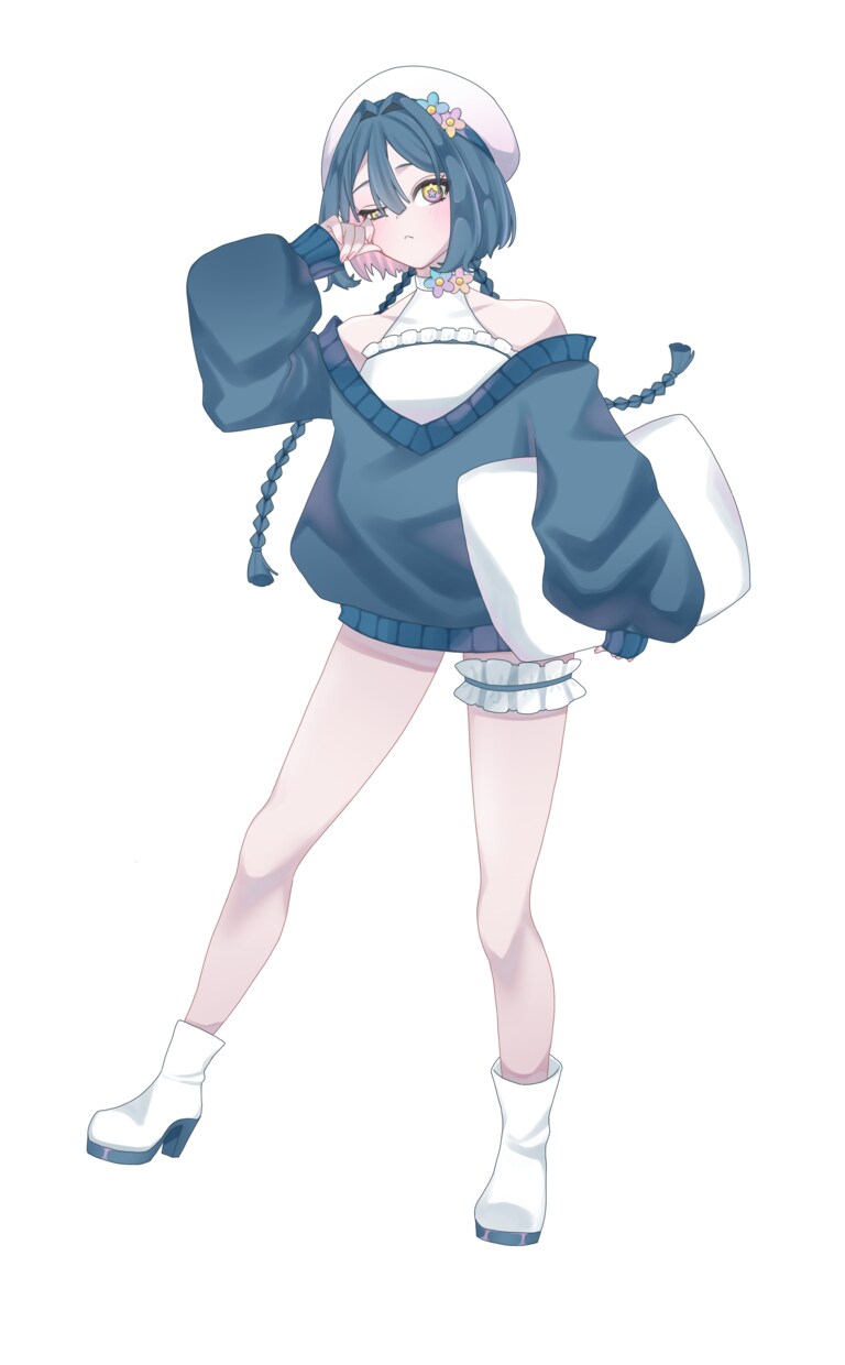 可愛い女の子の立ち絵描きます シンプルで可愛い立ち絵が描けます イメージ3