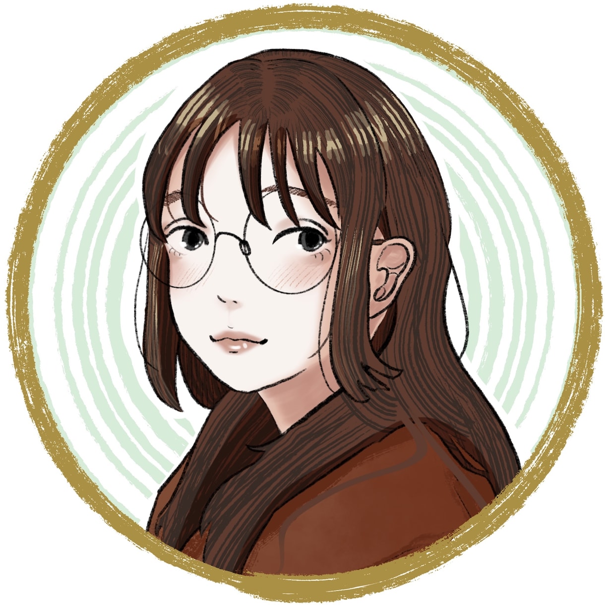 素朴なテイストのアイコン制作します 優しい雰囲気のアイコンです。似顔絵なども可 イメージ2