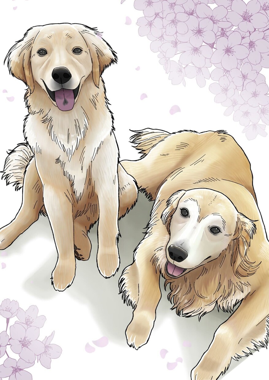 ペットのイラストます 大切なご家族を描かせて頂きます イメージ1