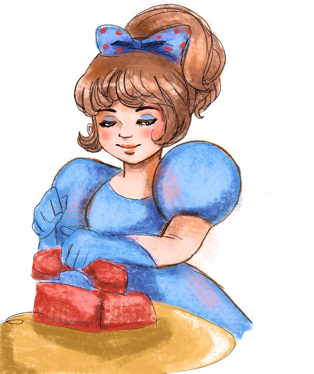 商用OK!絵本のようなイラストを描きます 使いやすい、ふんわりレトロなイメージのイラストを描きます イメージ4