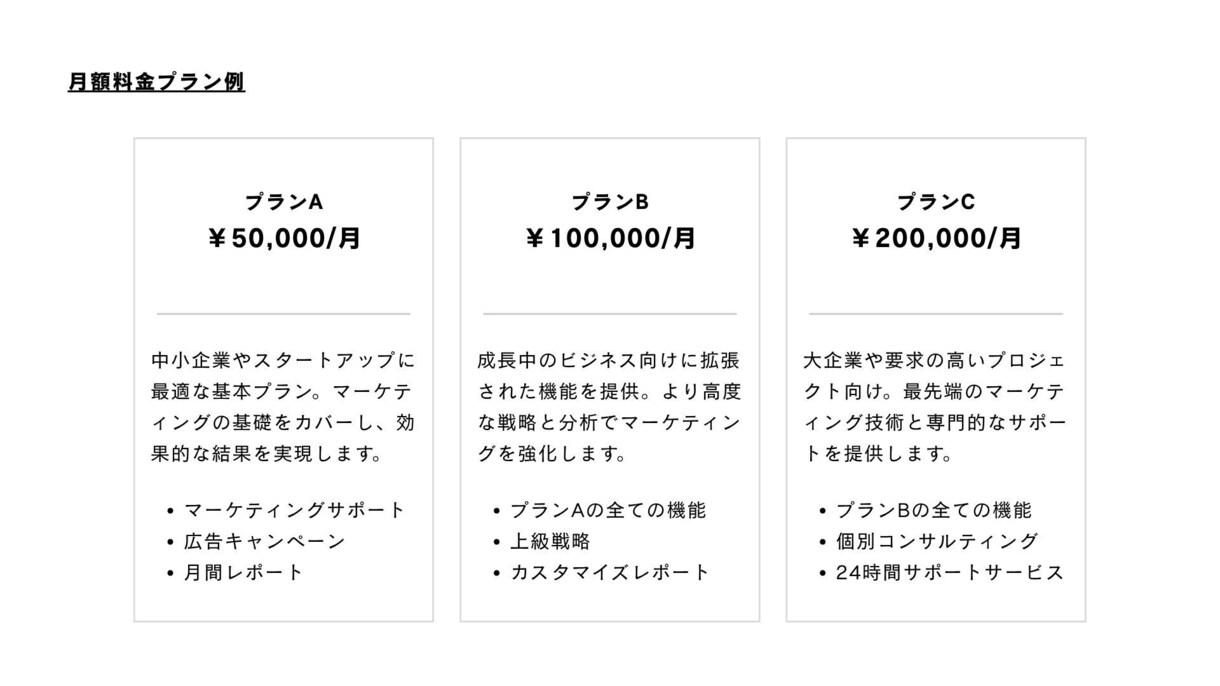 見やすく伝わる営業資料を制作します 情報を整理して信頼感のある資料に仕上げます イメージ6