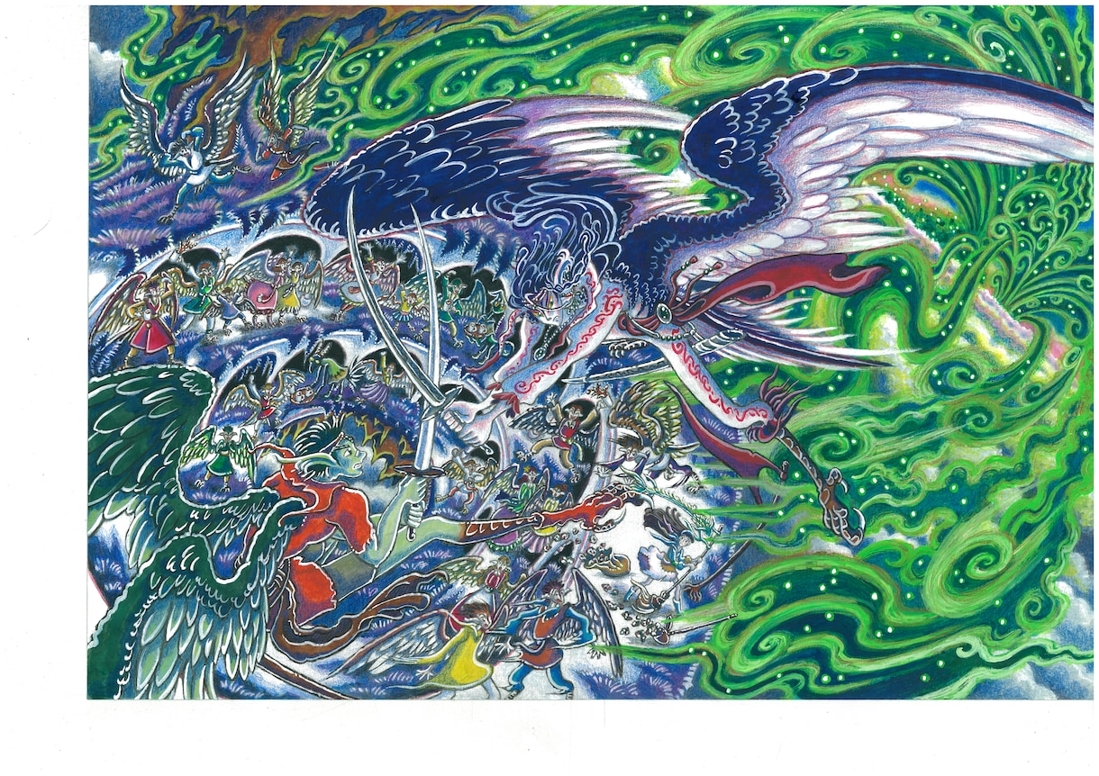 物語の世界にぐっと引き込むファンタジー挿絵描きます 臨場感満点の一枚絵はコンセプトアートや商品ジャケットにも!! イメージ3