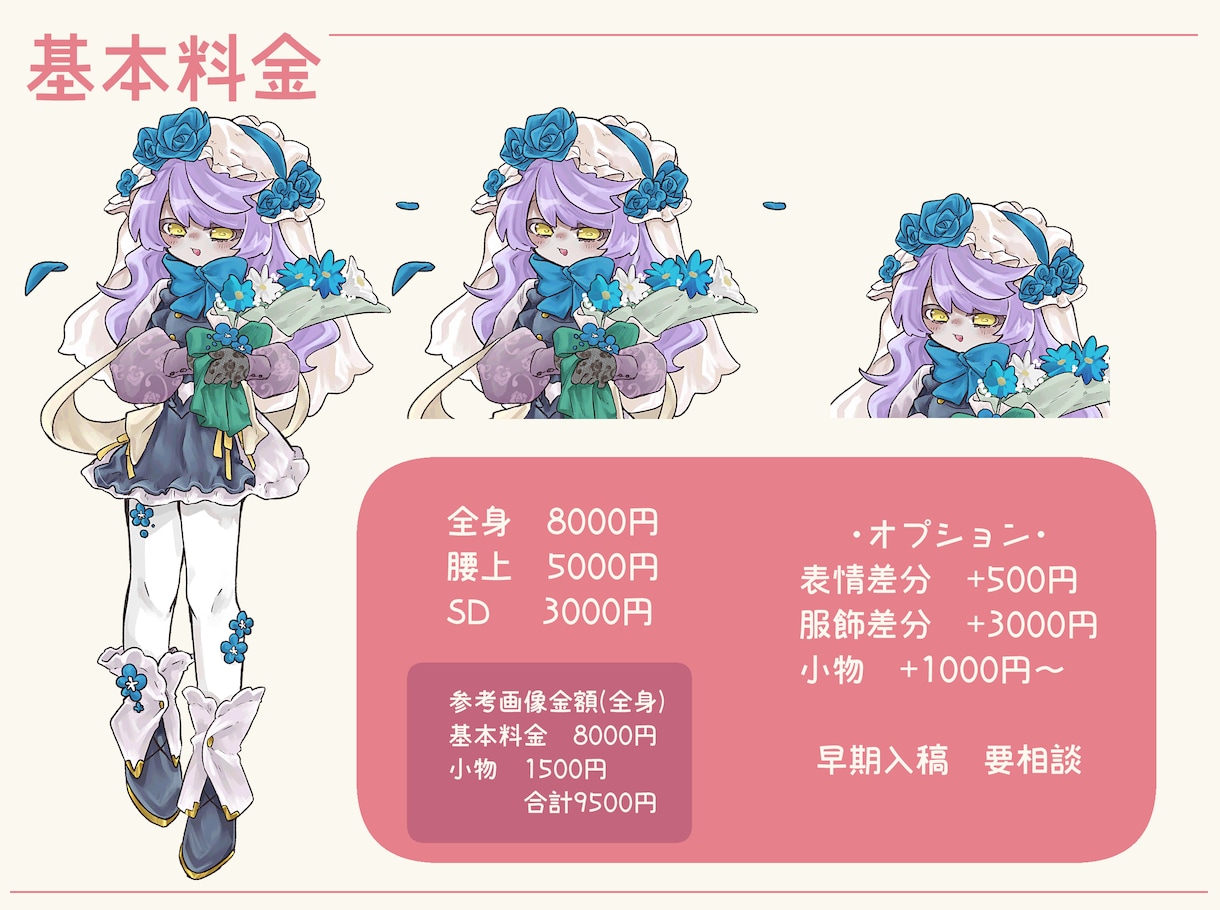 TRPGの立ち絵を作成します TRPG用のPC、NPCの立ち絵を描きます！ イメージ1