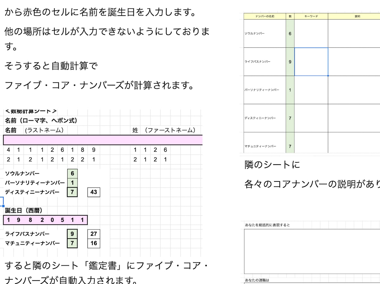 難しくない数秘術初級編、簡単な勉強方法を教えます たった30分で数秘術の基礎をマスターしたい方へ イメージ4