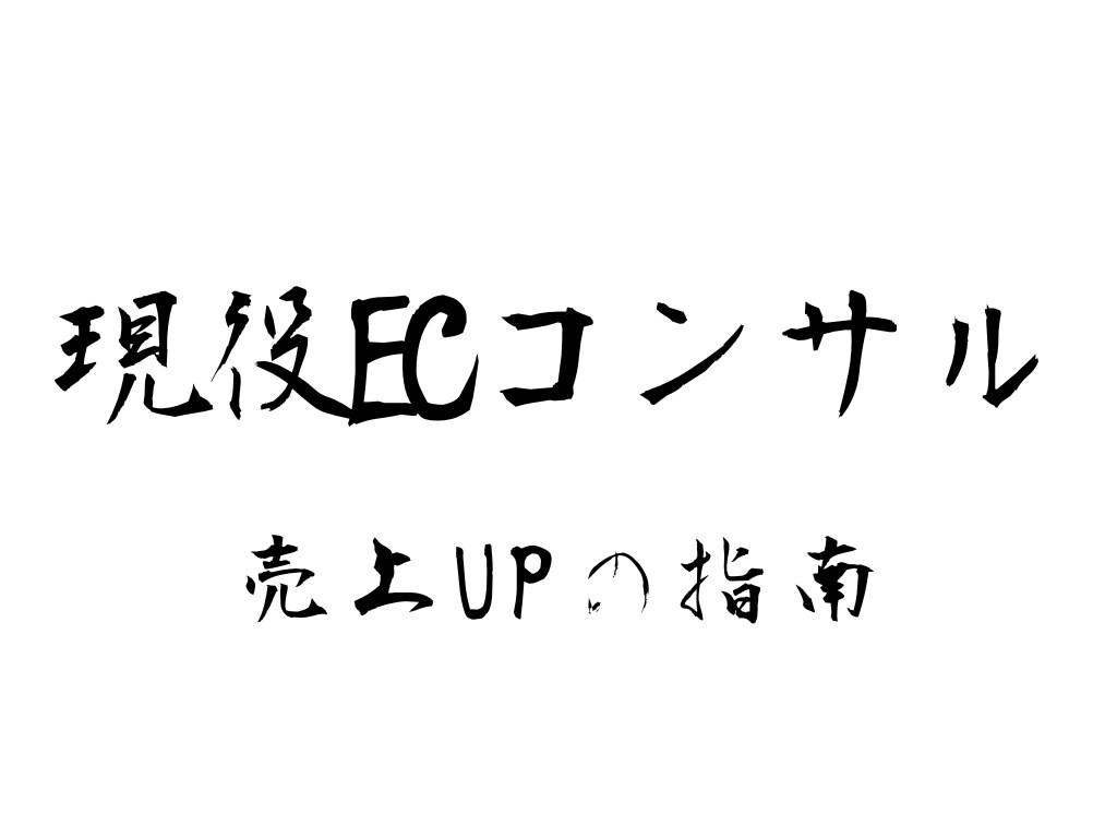 現役ECコンサルが格安でコンサルします 売上が上がらない、やり方がわからない方ご相談下さい イメージ1