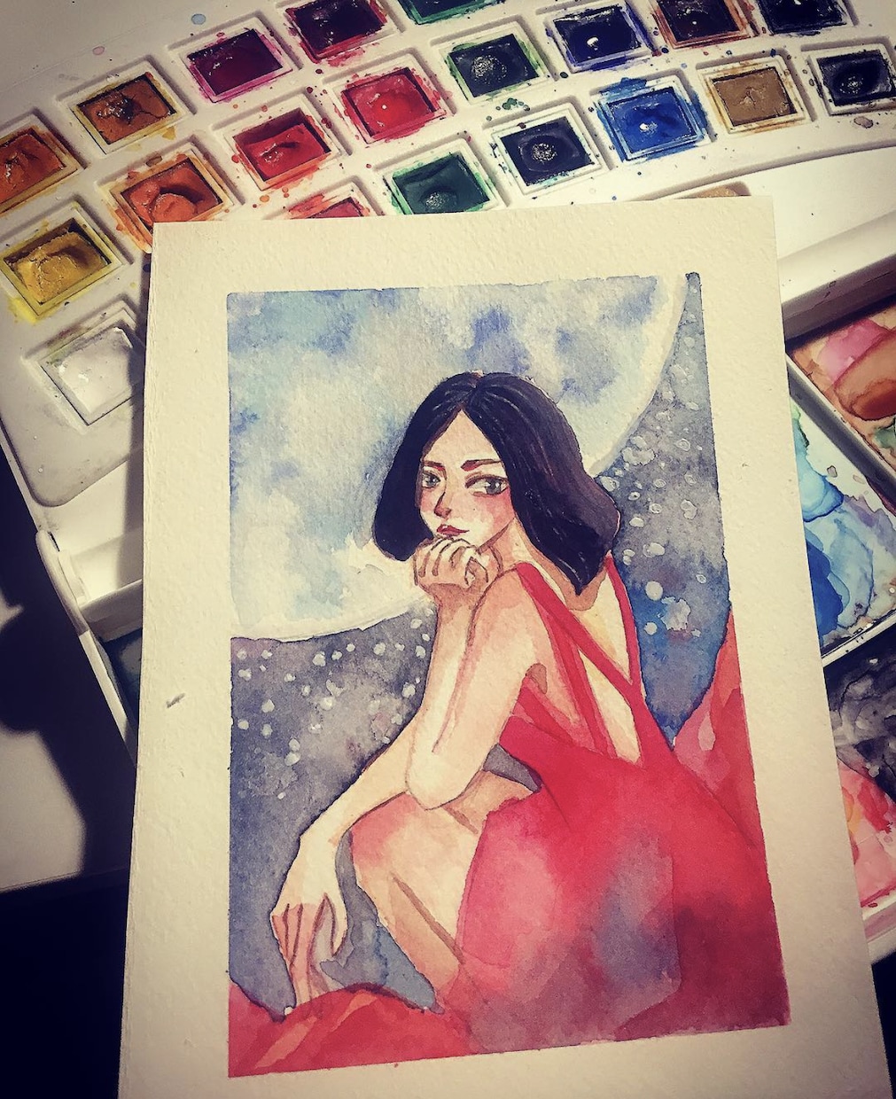 オシャレな似顔絵描きますます プレゼントやウェルカムボード・アイコンに。アートを記念に。 イメージ2