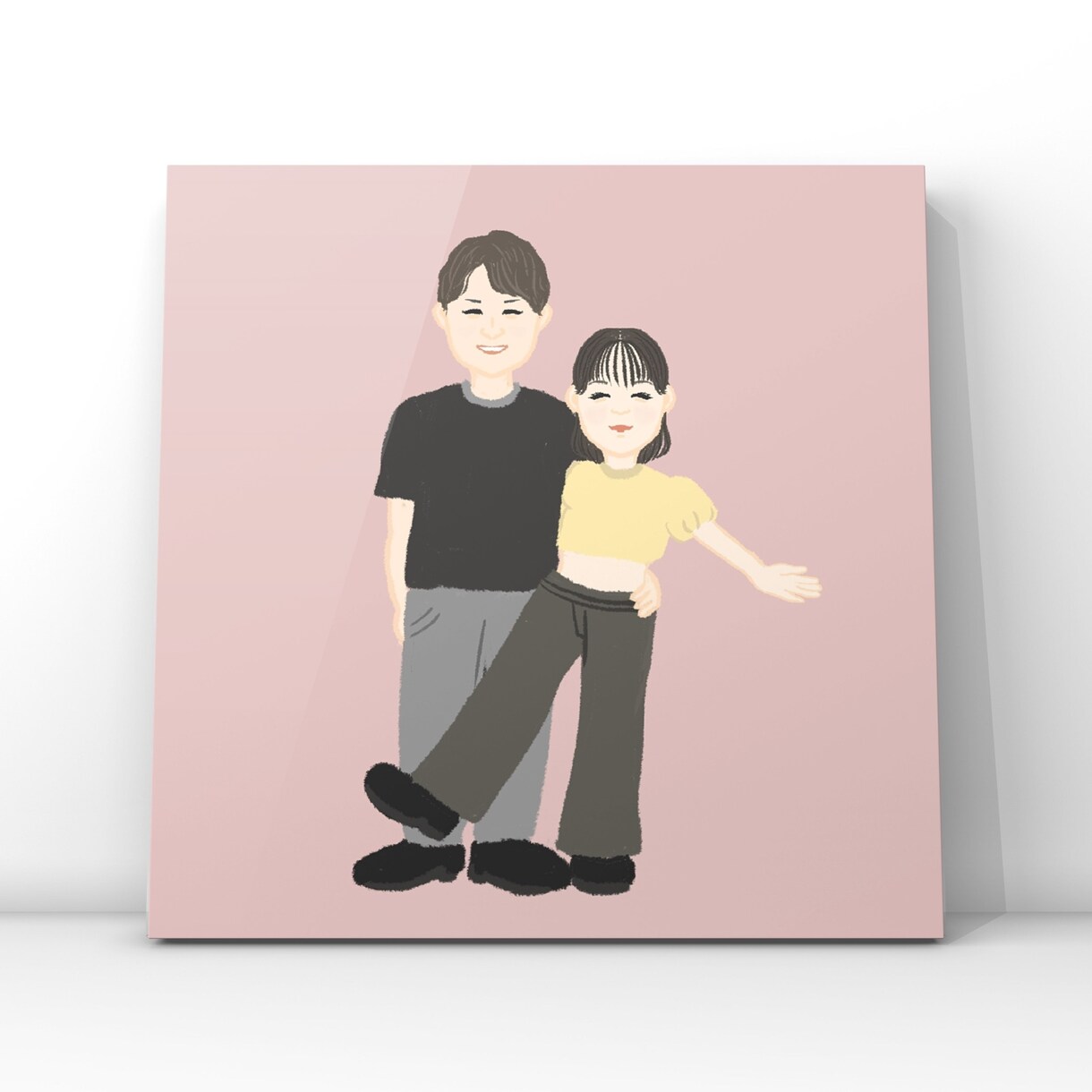 ほんわか笑顔の似顔絵を作成します ミニキャラみたいで可愛い♩似顔絵ギフトにも イメージ9