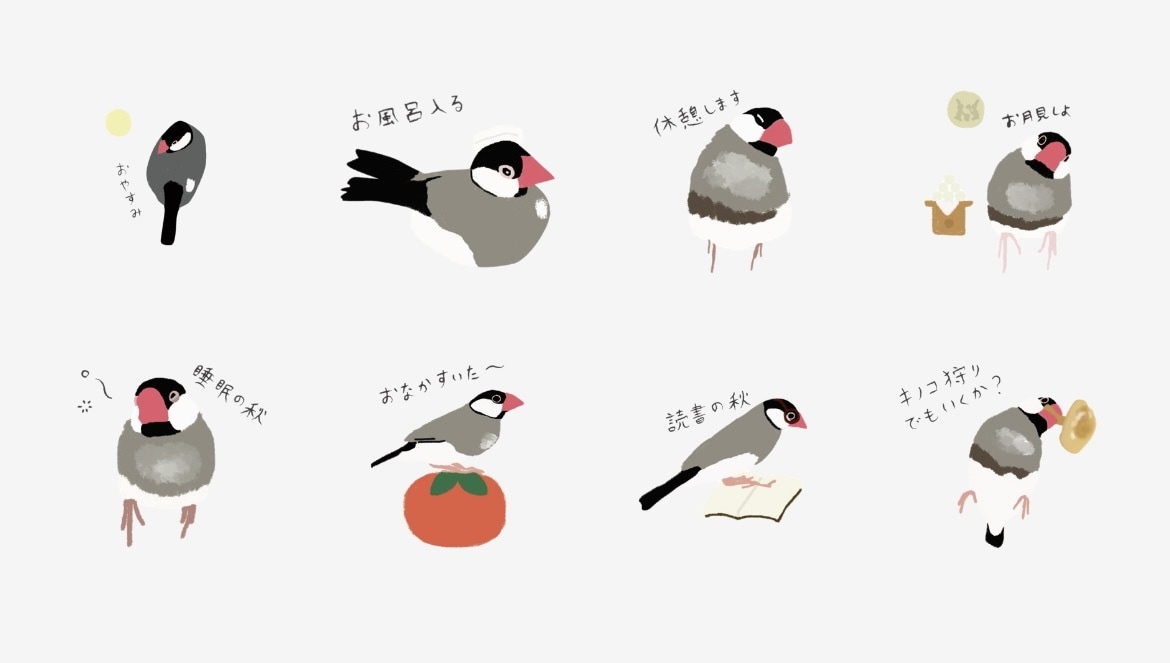 絵や写真でオリジナルLINEスタンプ作ります イラストや写真を組み合わせて好きな雰囲気のオリジナルスタンプ イメージ2