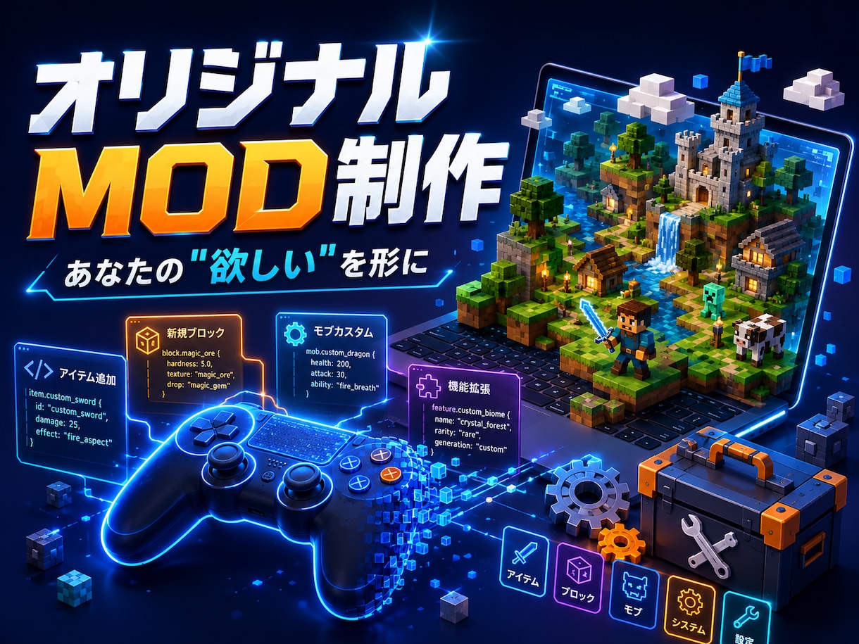 現役エンジニアがオリジナルMODを制作します プロが開発。あなたの「欲しい」をMODで形にします イメージ1