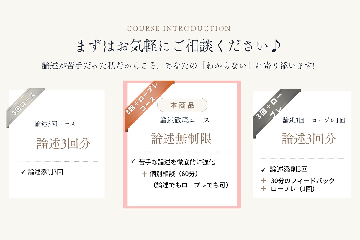 キャリコン論述試験・試験直前まで無制限添削します オールA判定・論述40点の私が考え方から丁寧に解説 イメージ9