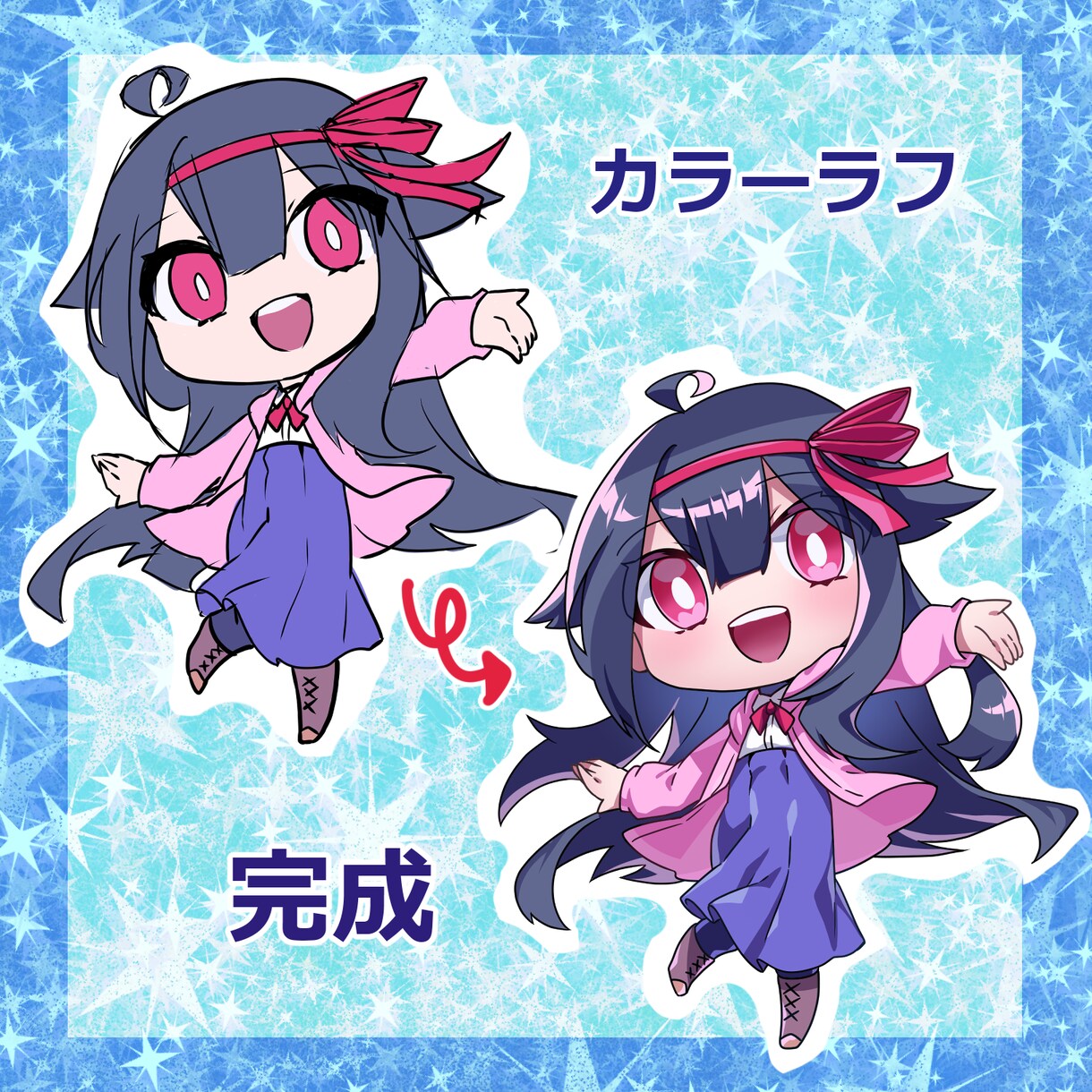 商用可！可愛いSDイラスト描きます アイコンやサムネイル、グッズなどに！キャラデザも歓迎！ イメージ5
