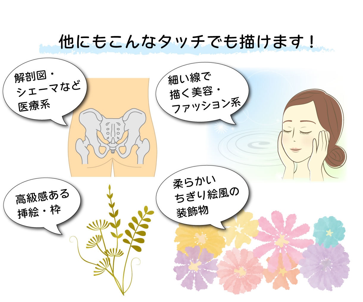 商用可★実績200件超★良価格でイラスト作成します 研修資料・挿絵・サムネイル・アイコンに最適♪ イメージ6