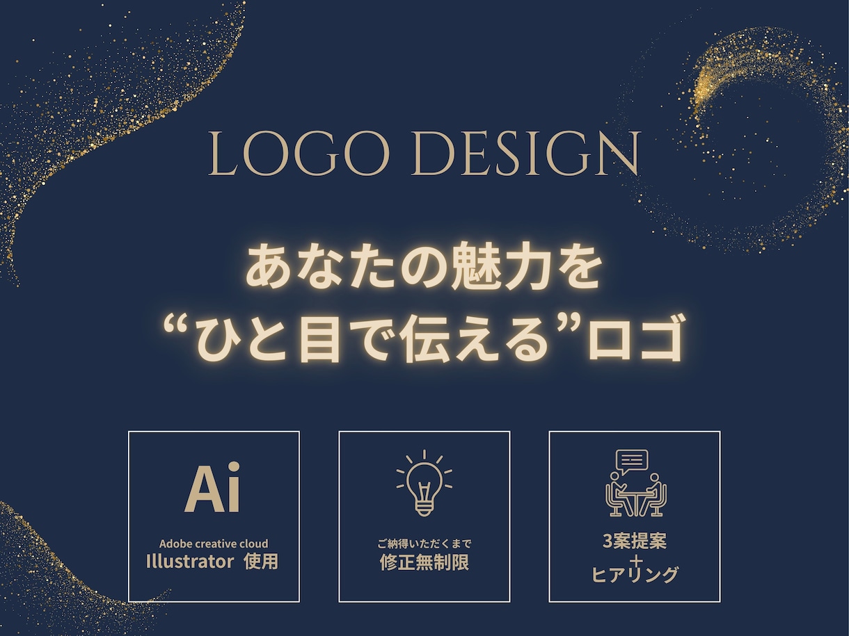 真面目もユーモアもOK。あなたの想いを形にします あなたの“らしさ”を形にするロゴを作ります イメージ1
