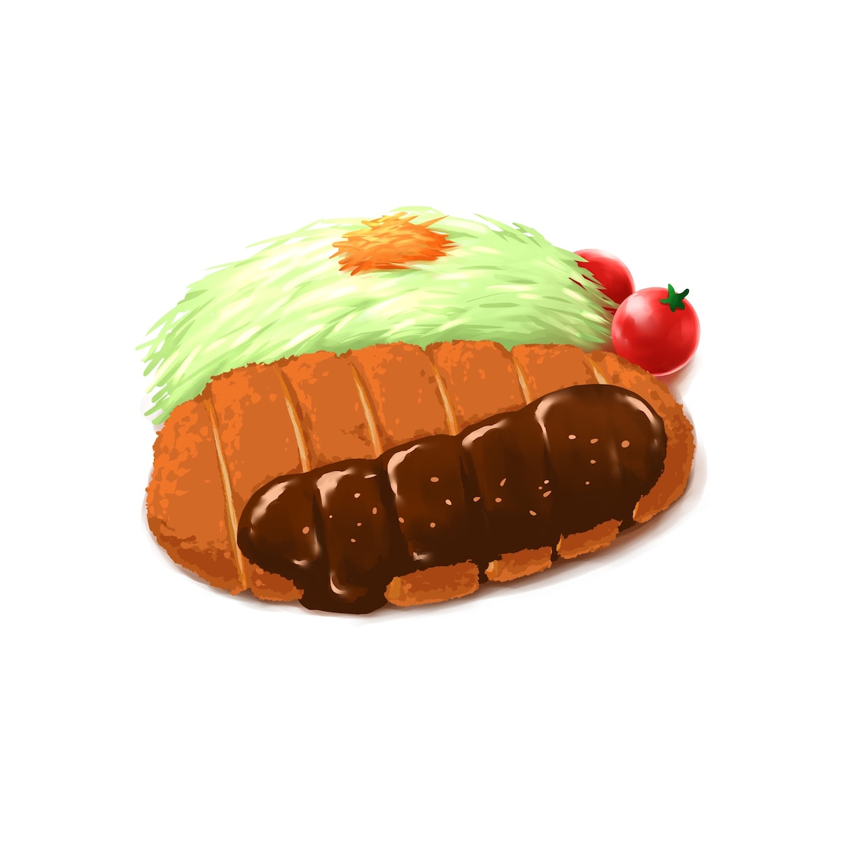 食べ物のイラスト描きます ☆★☆広告、メニュー、アイコンなどにいかがでしょうか！☆★☆ イメージ1