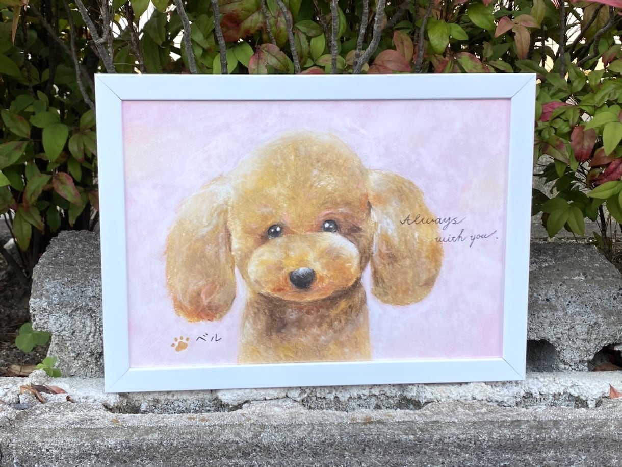 ハガキサイズのペット似顔絵をお届けします 飾りやすく、贈りやすい。大切な“うちの子”をやさしく描きます イメージ7