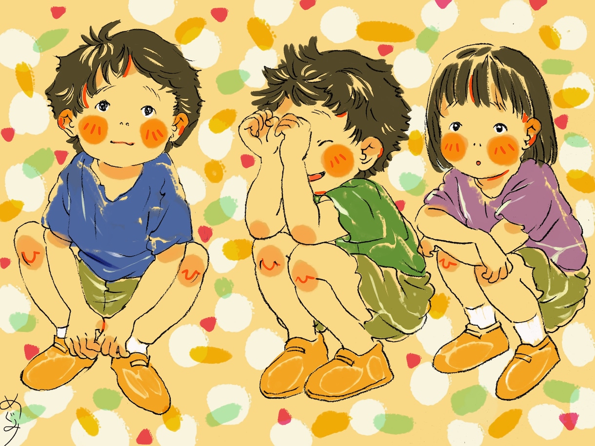 子どもや家族のイラストが得意！ご要望に合わせます 子どものかわいらしさ、家族のあたたかさなど描きます！ イメージ6