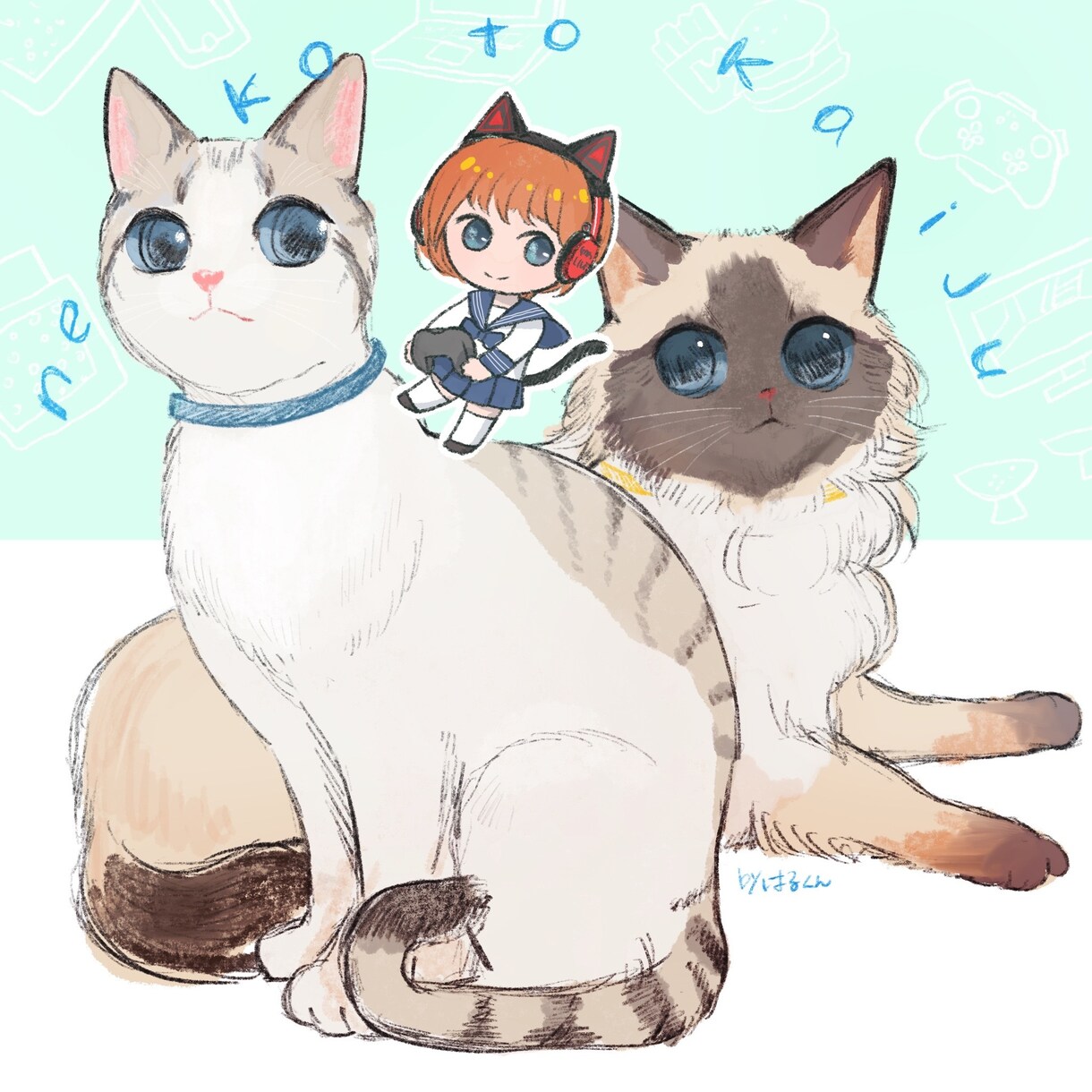 その子の個性を大切にイラスト制作します どんな動物さんでもOK！家族のペットイラスト イメージ6