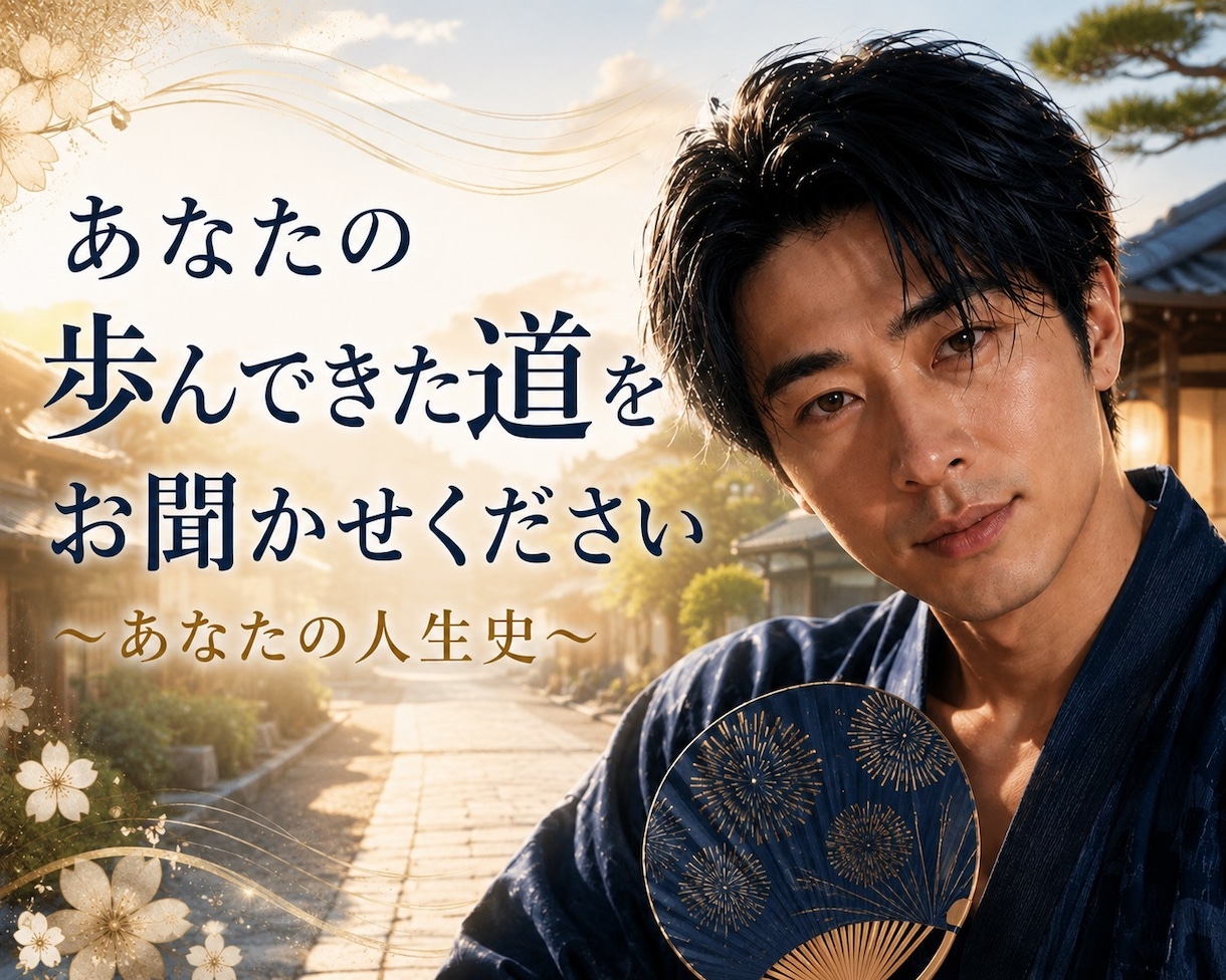 歩んできた道　～あなたの人生史～　をお聞きします 心の棚卸し　誰にも話せなかった人生を語ることで心が軽くなる イメージ1