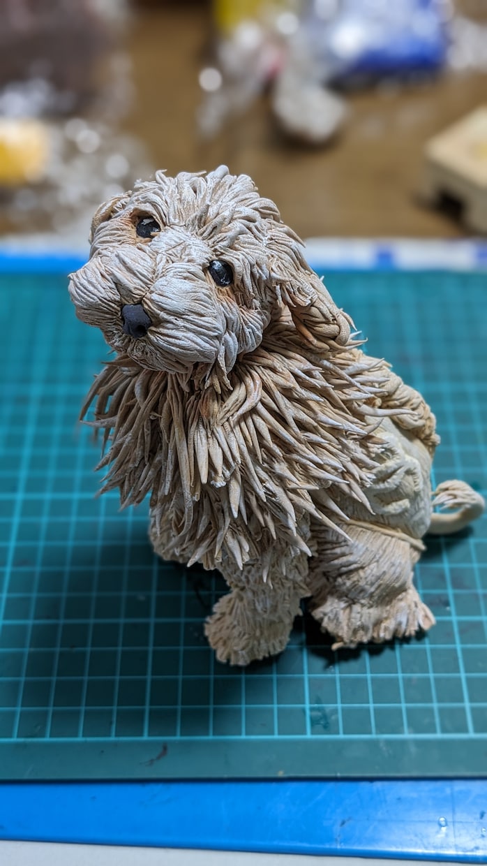インテリア、オブジェとして思い出を提供します 樹脂粘土を用いて3Dアートやペットのフィギュア造形します イメージ1
