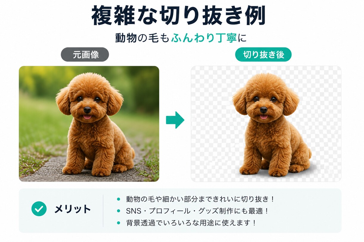 1枚140円～画像の切り抜き・背景透過を行います 1枚からOK！自然で美しく仕上げます！ イメージ4