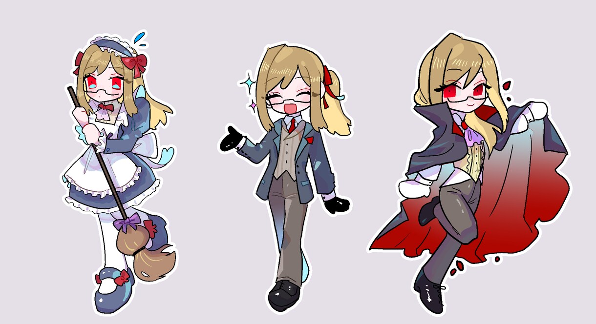 キャラクターイラストをお描きします アイコン、立ち絵、キャラシートなどに！ イメージ5