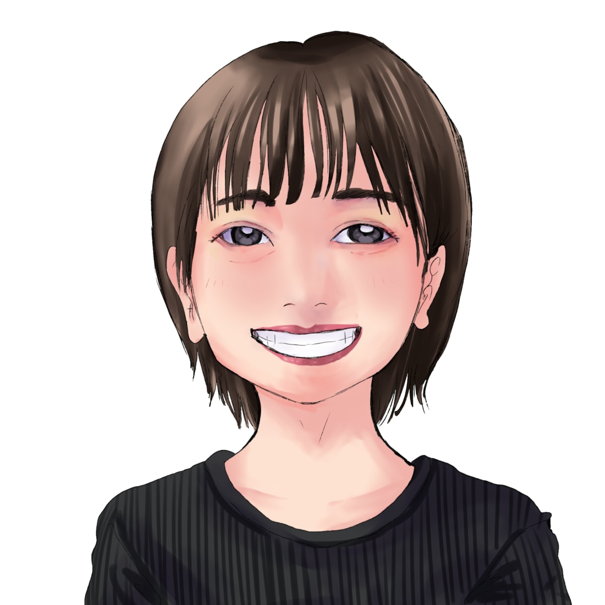 あなたの顔がアイコンに！商用利用できます あなたやペットがＳＮＳ・ブログの顔に！写真でイラスト描きます イメージ3