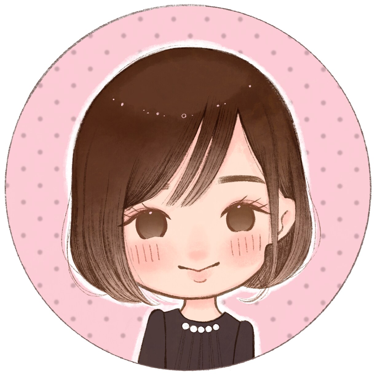 ざっくりオーダーでもOK◎SNSアイコン描きます ふんわり可愛いアイコンで好印象♪ イメージ7
