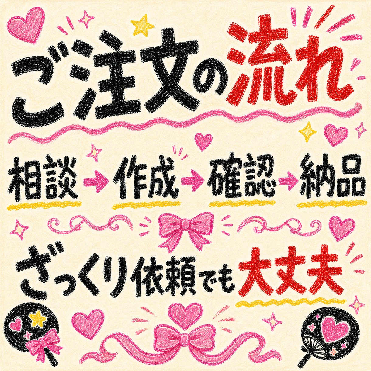 うちわ文字を完全オーダーメイドで作成します 推しに見つけてもらえる、あなただけの完全オーダーデザイン♪ イメージ8