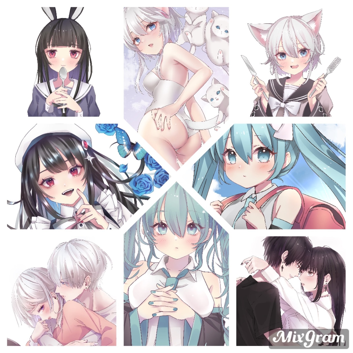いろんなテイストでイラスト描きます SNSアイコン、挿絵、動画用イラストなどに♪ イメージ4