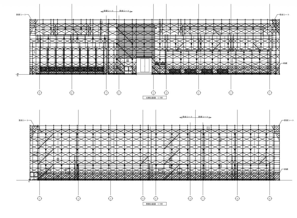 仮設計画図作成いたします 現場経験25年超のプロが作成！総合仮設計画図・足場計画図 イメージ3