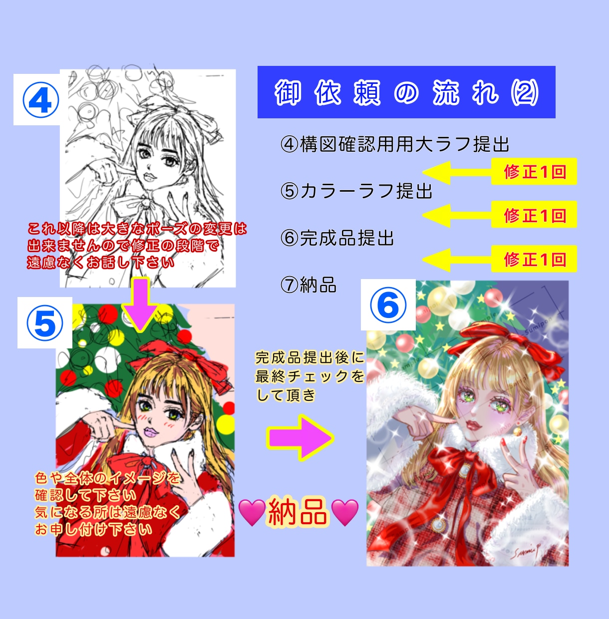 配信•SNS•活動用イラストを丁寧に作成します あなただけの世界観をキラキラの高品質な厚塗りで表現します イメージ9
